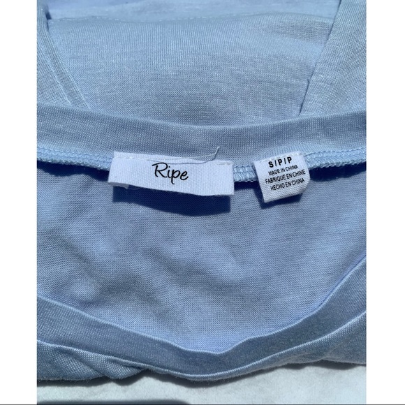 Powder Blue Ruffle T-Shirt - Picture 4 of 4